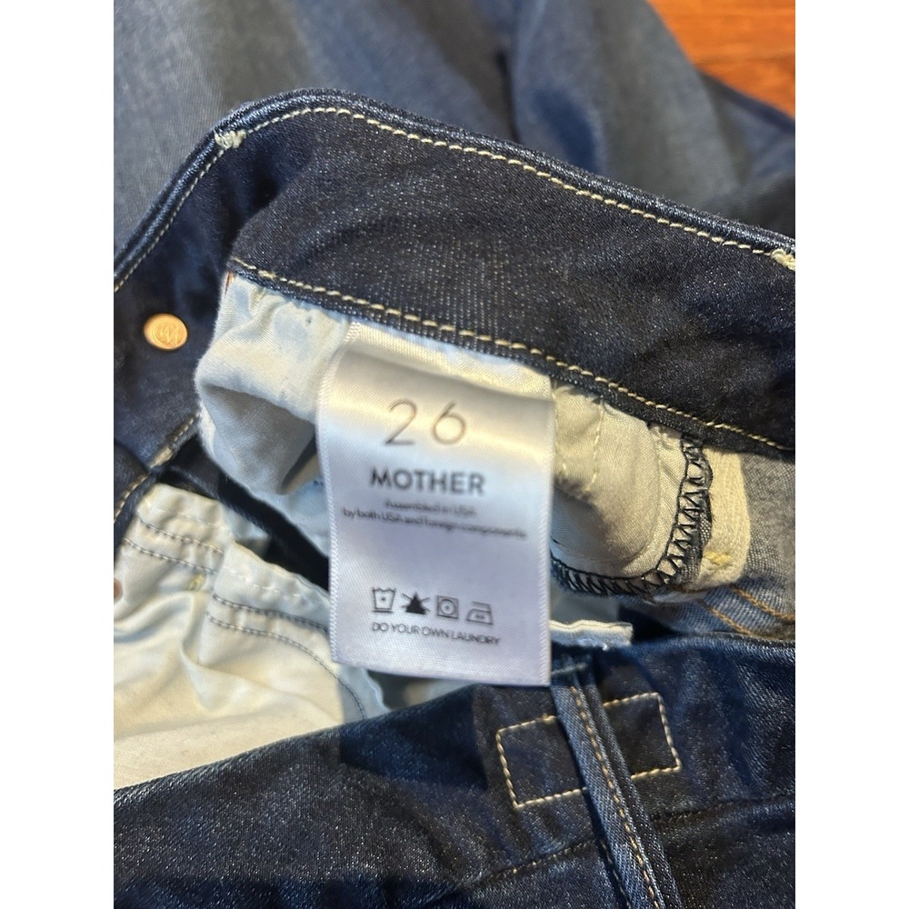Mother Jeans Size 26 Blue High Waisted Looker Ankle Up Your‎ Alley Denim - Picture 6 of 11